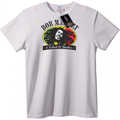 NOONEBRAND Тениска Bob Marley Трибют на Свободата - S, Black