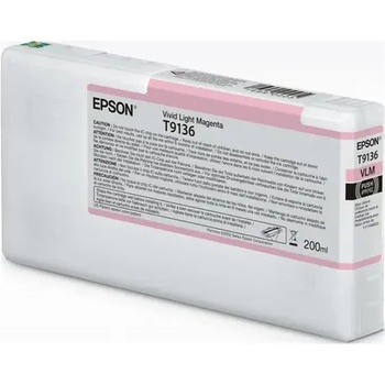 Image 1 of Epson Консуматив, Epson T9136 Vivid Light Magenta Ink Cartridge (200ml) (C13T91360N)