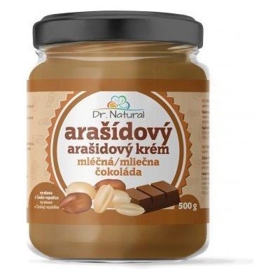 Dr.Natural Arašidový krém s mliečnou čokoládou 500 g