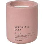Blomus (Германия) Ароматна свещ BLOMUS FRAGA с аромат Sea Salt & Sage - Ø9 х 11 см - цвят тъмнорозов (BLOMUS 65656)