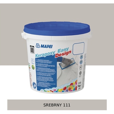 Mapei Kerapoxy Easy Design 3 kg stříbrná