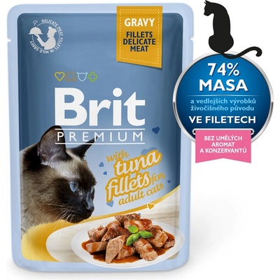Brit cat Premium Deli e Tuna Gravy 85 g