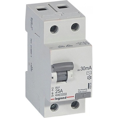 Legrand Дефектно токова защита RX-3 2Р 25А 30mA 6kA - Legrand (402024)