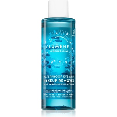 Lumene VEDENKESTÄVÄ двуфазен продукт за премахване на водоустойчив грим за зоната около очите и устните 100ml