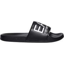 EA7 BEACHWEAR čierna biela