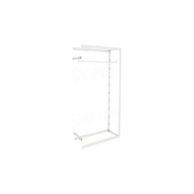 BIGSHOP Predajný, policový systém KIT 07EA, 622 x 442 x 1850 x 182,5 mm, matná biela