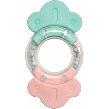 KikkaBoo Дрънкалка с чесалка KikkaBoo - Bonbon Pink (31303020039)