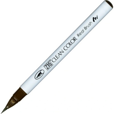 Akvarelová fixa KURETAKE ZIG Clean Color Real Brush, Mid Brown (065)
