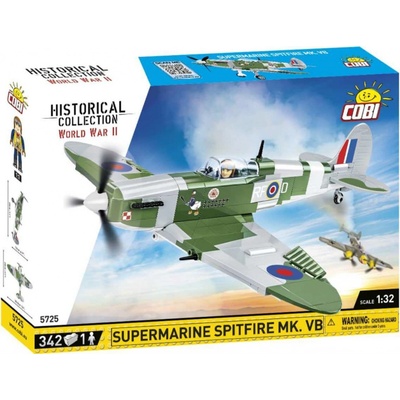 COBI 5725 World War II Britský stíhací letoun Supermarine Spitfire MK.VB – Zboží Mobilmania