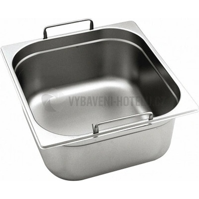 Gastronádoba GN 2/3 plná s ušami nerezová 12 l, 325 x 325 x 15 cm 3152215