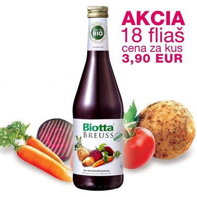 Biotta Breuss Bio 18 x 0,5 l