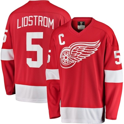 Fanatics Dres Detroit Red Wings #5 Nicklas Lidstrom Premier Breakaway Vintage Jersey – Zboží Dáma