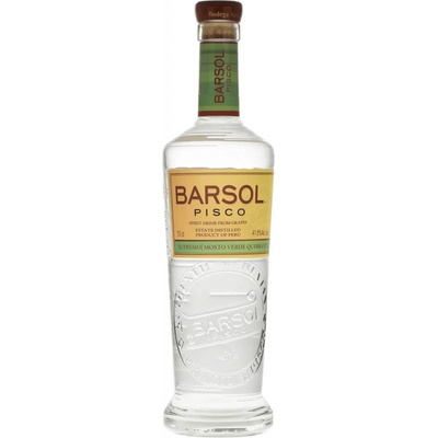 Barsol Pisco Mosto Verde Quebranta 41.8% 0,7 l (čistá fľaša)