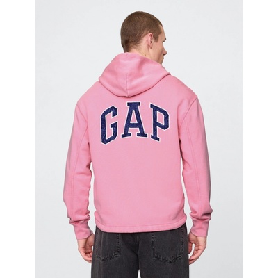 GAP Oversize mikina s logom ružová