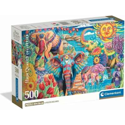 Clementoni Karneval slonov 500 dielov