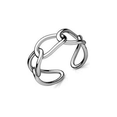 Nubis Stříbrný prsten řetěz NB 5519