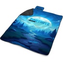 Sablio Detská deka pre bábätko FORTNITE Modré údolí s měsícem