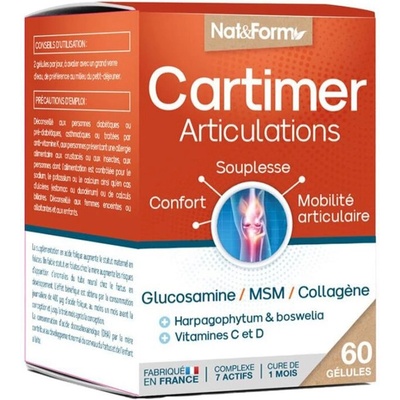 Nat&Form Комплекс за стави и кости 60 капсули | Nat&Form (027182 (CARTI_60))