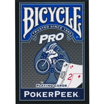 Bicycle Poker Peek Pro modré