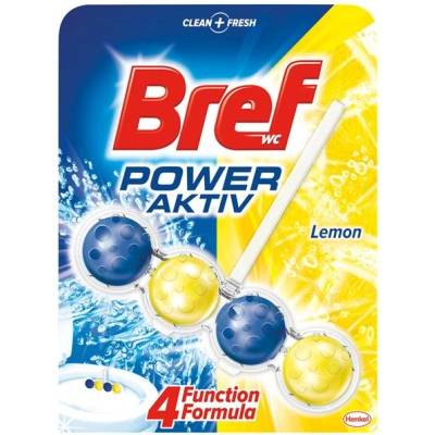 Bref Ароматизатор за тоалетна Power Aktiv, лимон, 50 g