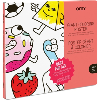 OMY Vyfarbovací plagát BABY POP ART