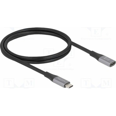 Delock 81201 dvousměrný USB C zásuvka USB C vidlice zlacený 1m