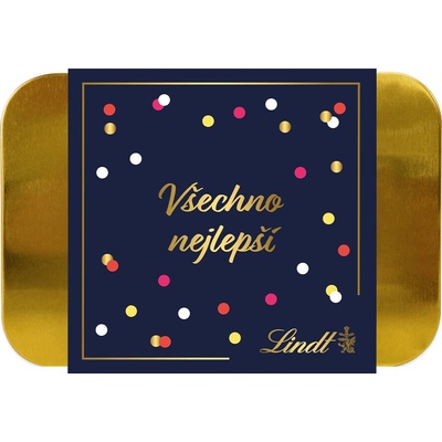 Lindor pralinky v plechovce Všechno nejlepší 200 g