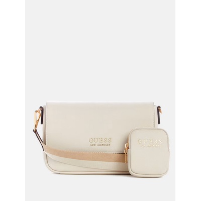 Guess dámska kabelka crossbody Bryxton mléčná