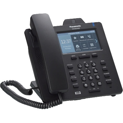 Panasonic Стационарен VoIP телефон Panasonic KX-HDV430 - Черен (B1544017_1)