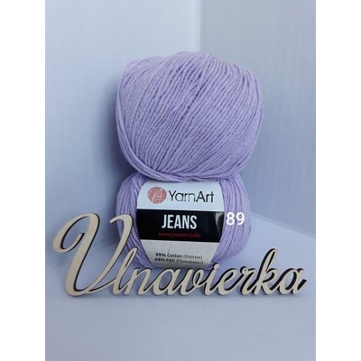 YarnArt Jeans 89 svetlá fialová