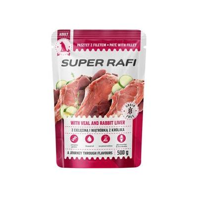 Super Rafi s telecím masem a králičími játry 500 g
