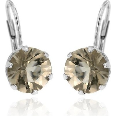 Zlatnictví U Kostela zlaté náušnice s přírodní záhnědou 86bh