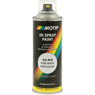 Motip 2K RAL 9010 lesk 200ml