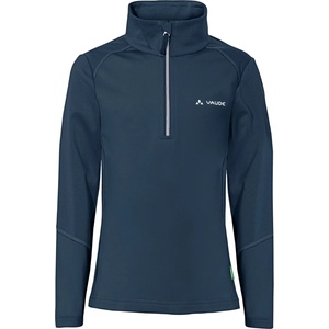 Vaude Детски поларен пуловер Vaude Kid's Livigno Halfzip Fleece jumper - Dark Sea / White - размер 134/140 (EU) (704-1771-1315)