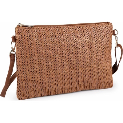 Kabelka puzdro 28x20 cm prírodná hnedá