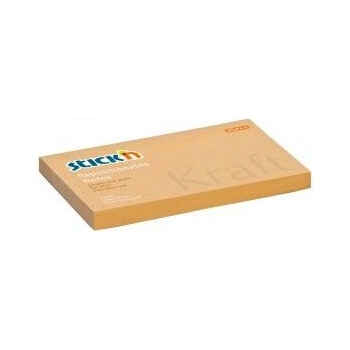 AZ Samolepiace bločky Kraft 76x127mm prírodná hnedá