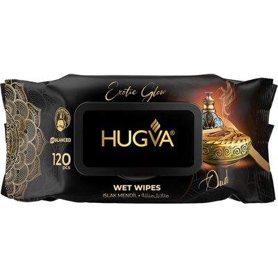 Hugva Parfumované Vlhčené obrúsky Orientálne Exotic Glow 120 ks