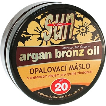 Vivaco SUN Argan Bronz Oil слънцезащитно масло с био арганово масло SPF 20 200 мл