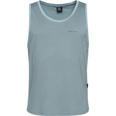 Chillaz Мъжки потник с широка презрамка Chillaz Palau Carabiner Logo Tank top - Dark Arctic (216-8117-0215)