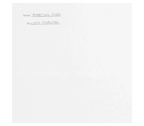 Chris Stapleton - Starting over, 1CD, 2020