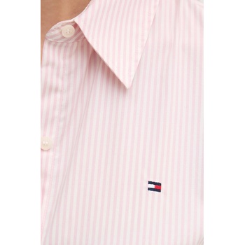 Tommy Hilfiger риза дамска от памук с еластан (WW0WW47169)