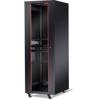 Formrack Комуникационен шкаф Formrack 19" Free standing rack 42U 600/800mm height: 2096 mm loading capacity: 600 kg front tempered glass door (BETA-42U6080)