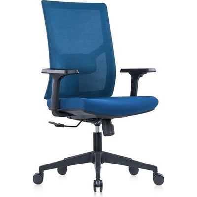 RFG Работен стол Snow Black W, тъмносиня седалка, тъмносиня облегалка (O4010120337)