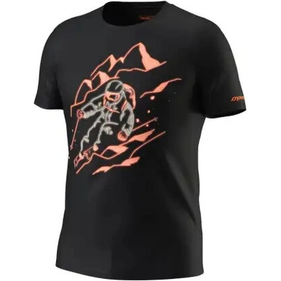 Dynafit Blacklight Cotton pánské triko krátký rukáv Black Out