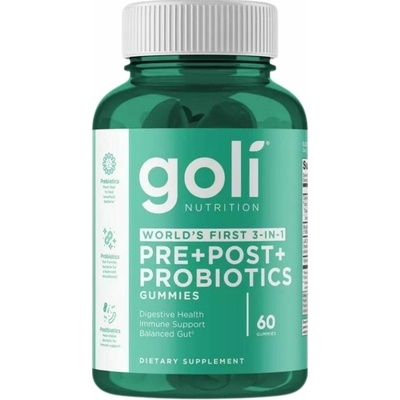 Goli Nutrition Pre + Post + Probiotiká 60 žuvačiek