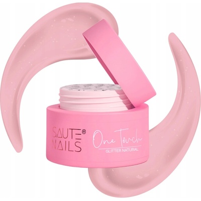 Saute Nails Gel One Touch Glitter Natural 30 g