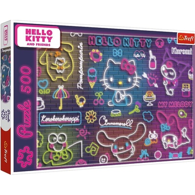 TREFL Neonová Hello Kitty 500 dílků