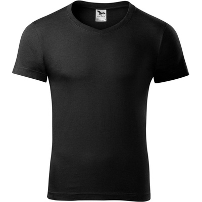 Malfini V-neck 146 čierne