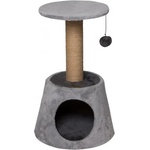 DUVO Juniper катерушка и драскалка за коте, с къщичка, 35х35х56, 5 см, Белгия - 431/442005