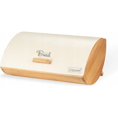 Jednodílný chlebník Maestro béžový, dřevěný – Hledejceny.cz